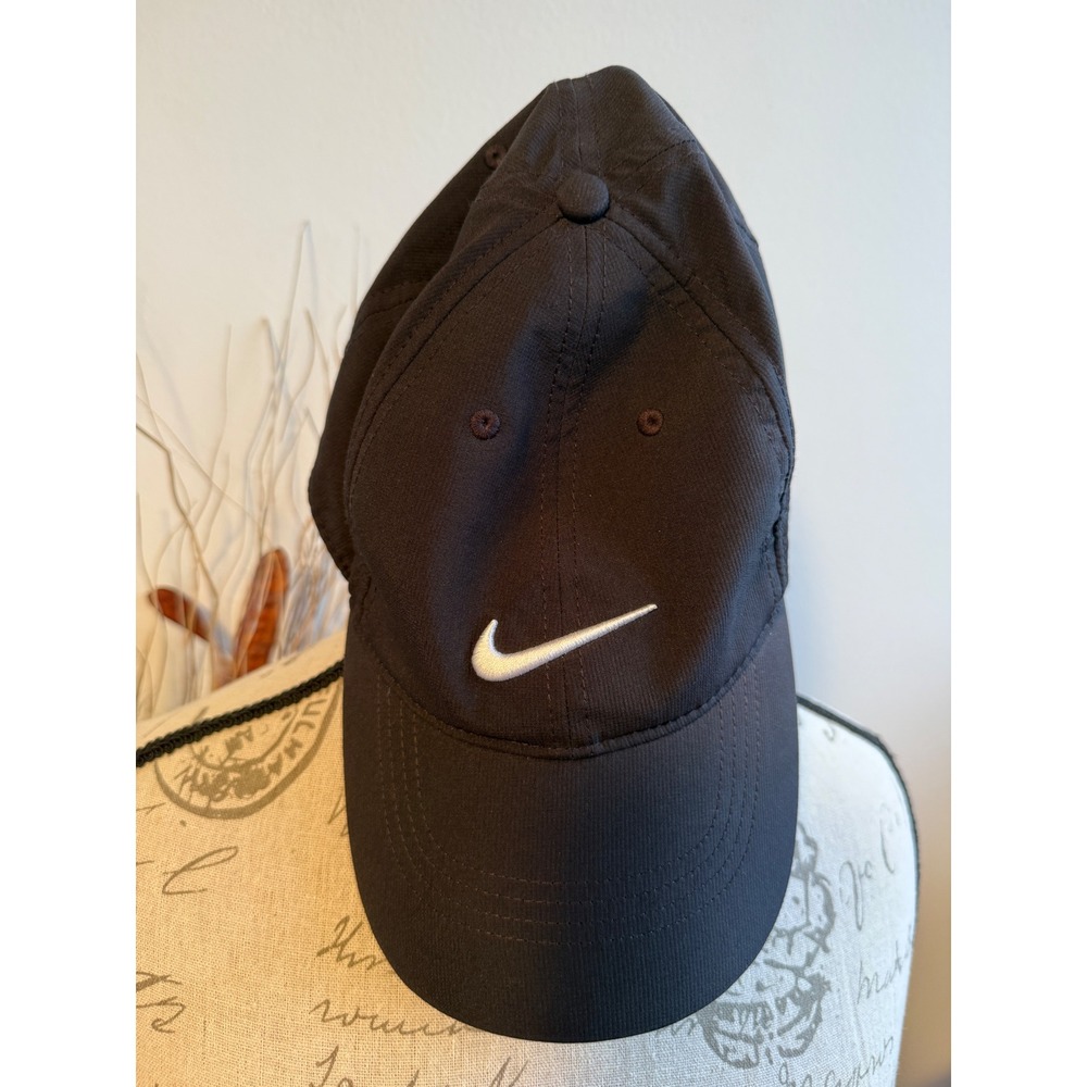 Nike Legacy91 Dri-FIT Black Adjustable Baseball Hat Swoosh Logo AV6953 OSFM